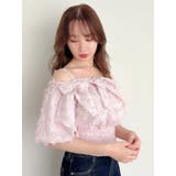 【WEB限定】ラインリボンシャーリングブラウス | dazzlin | 詳細画像25