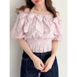 【WEB限定】ラインリボンシャーリングブラウス | dazzlin | 詳細画像26