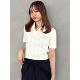 ケーブルポロドッキングトップス | dazzlin | 詳細画像14