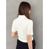 ケーブルポロドッキングトップス | dazzlin | 詳細画像15