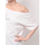 ワンショルフリルリボンビッグTシャツ | dazzlin | 詳細画像24