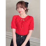 【WEB限定】リボンレイヤードTシャツ | dazzlin | 詳細画像2