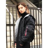 EMODA×ALPHA】WフェイスドロップショルダーMA-1[品番