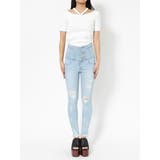 グラデーションクラッシュハイウエストパギンス | EMODA | 詳細画像3