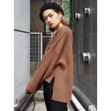 サイドネックスリットニット | EMODA | 詳細画像4