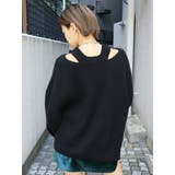 サイドネックスリットニット | EMODA | 詳細画像7