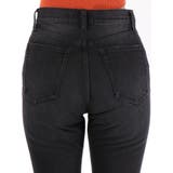 バックスリットカットジャストウエストフレアジーンズ | EMODA | 詳細画像18