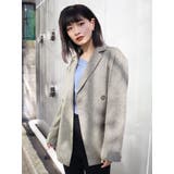 ベージュ | オーバースリーブWジャケット | EMODA