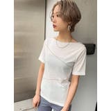 スイッチングミニマルTシャツ | EMODA | 詳細画像25