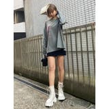 フロントロゴオーバーロングTシャツ | EMODA | 詳細画像11