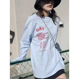 フロントロゴオーバーロングTシャツ | EMODA | 詳細画像2