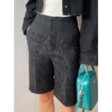 ブラック | 【WEB限定】センタープレスハーフパンツ | EMODA