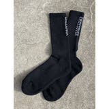 ブラック | ミニマルロゴリブソックス | EMODA