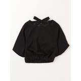 BACK RIBBON SHORT TOP | EMODA | 詳細画像4 