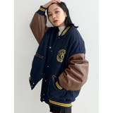 エンブロイダリーバーシティジャケット | EMODA | 詳細画像5