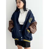 エンブロイダリーバーシティジャケット | EMODA | 詳細画像6