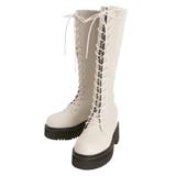 ラウンドレースアップブーツ | EMODA | 詳細画像17