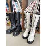 ラウンドレースアップブーツ | EMODA | 詳細画像2