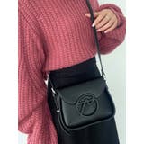 ブラック | マークバックルショルダーバッグ | EMODA