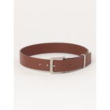 ブラウン | SQUARE BUCKLE BELT | EMODA