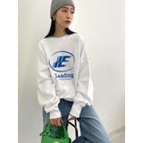 ホワイト | エンブレムモチーフスウェット | EMODA