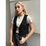 ノーカラーコンパクトベスト | EMODA | 詳細画像22 