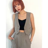 ノーカラーコンパクトベスト | EMODA | 詳細画像7 