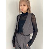 ノーカラーコンパクトベスト | EMODA | 詳細画像9 
