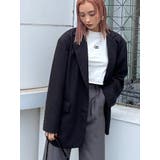 ブラック | ボクシーオーバージャケット | EMODA