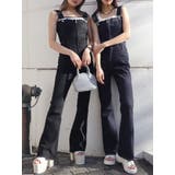 デニムフレアサロペット | EMODA | 詳細画像6 