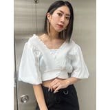 ホワイト | シャーリングタイトップ | EMODA