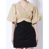 ベージュ | シャーリングタイトップ | EMODA