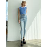 アシメスリットハイウエストパギンス | EMODA | 詳細画像15 