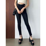 アシメスリットハイウエストパギンス | EMODA | 詳細画像2 