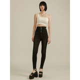 アシメスリットハイウエストパギンス | EMODA | 詳細画像21 