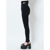 アシメスリットハイウエストパギンス | EMODA | 詳細画像24 