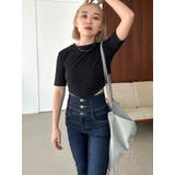 バックタイスカーフTシャツ | EMODA | 詳細画像17