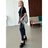 バックタイスカーフTシャツ | EMODA | 詳細画像19