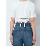 バックタイスカーフTシャツ | EMODA | 詳細画像33