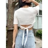 バックタイスカーフTシャツ | EMODA | 詳細画像4