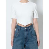 バックタイスカーフTシャツ | EMODA | 詳細画像45