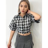 ライトミックス | サイドオープンクロップドシャツ | EMODA