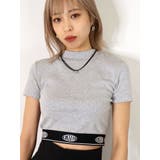 グレー | ジャガードフィットTシャツ | EMODA