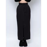 ストライプハイウエストロングスカート | EMODA | 詳細画像11