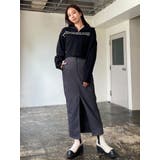 ストライプハイウエストロングスカート | EMODA | 詳細画像5