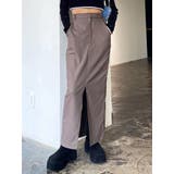 ブラウン | ストライプハイウエストロングスカート | EMODA