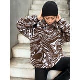 ブラウン | ハーフジップボアプルオーバー | EMODA