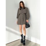 レイヤーポケットシャツワンピース | EMODA | 詳細画像12