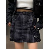 ライトミックス | ハングサスペンダーミニスカート | EMODA