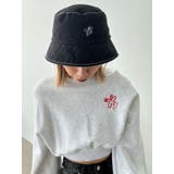 ブラック | ステッチデニムバケットハット | EMODA